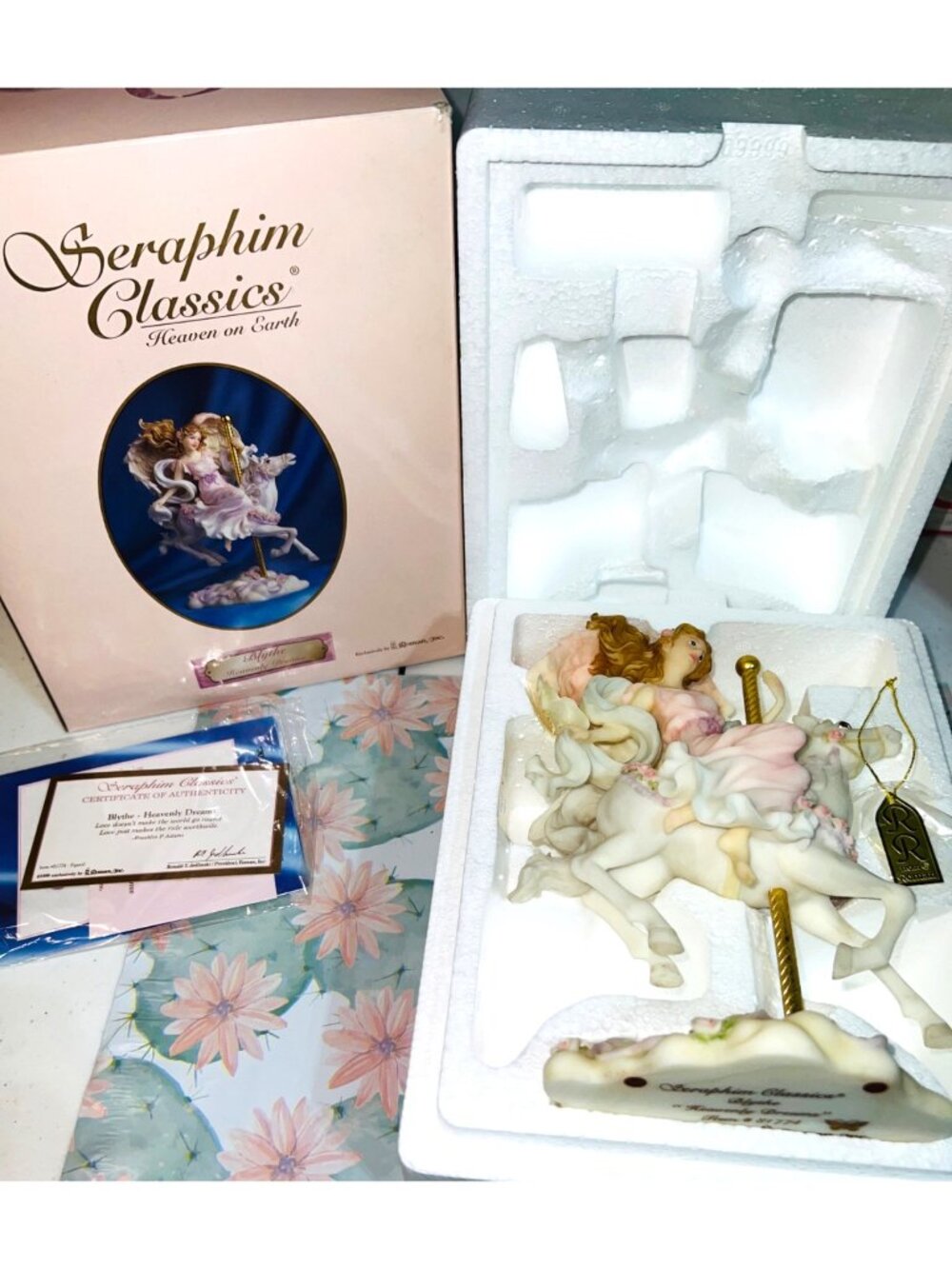 Seraphim Classics 2000 Blythe Heavenly Dreams Figurine w COA  Original Box